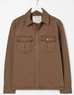 Men FatFace View All|Bowd Zip Front Overshirt