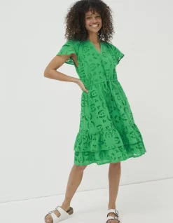 Women FatFace Dresses|Brady Broderie Dress