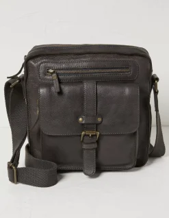 Men FatFace View All|Bramdean Leather Crossbody Bag