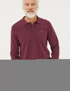 Men FatFace Knitwear|Braunton Collared Jumper