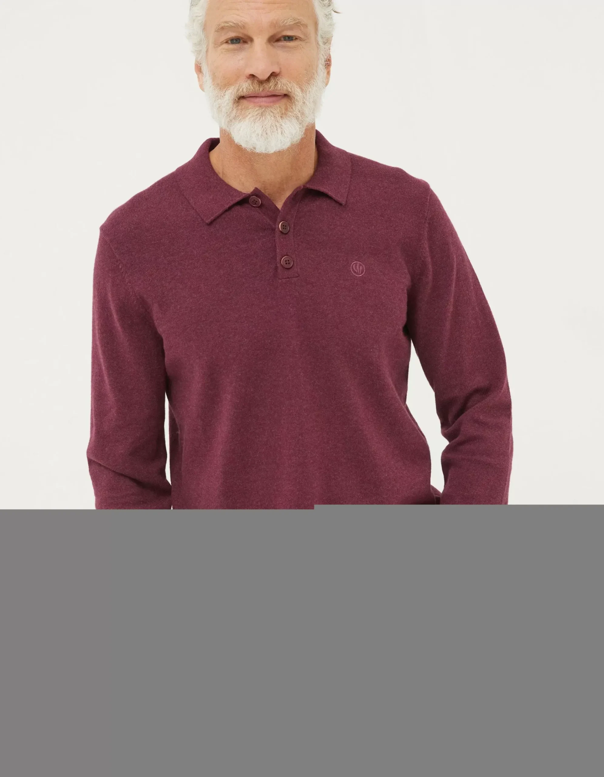 Men FatFace Knitwear|Braunton Collared Jumper