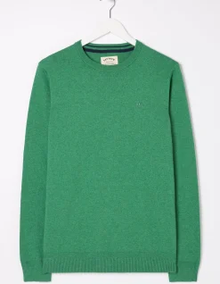 Men FatFace Knitwear|Braunton Crew Jumper