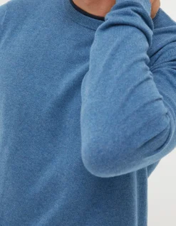 Men FatFace Knitwear|Braunton Crew Jumper