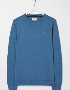 Men FatFace Knitwear|Braunton Crew Jumper
