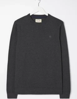 Men FatFace Knitwear|Braunton Crew Jumper