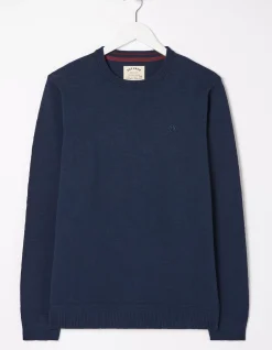 Men FatFace Knitwear|Braunton Crew Jumper