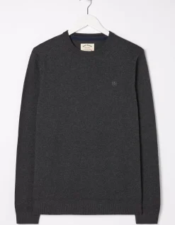 Men FatFace Knitwear|Braunton Crew Jumper