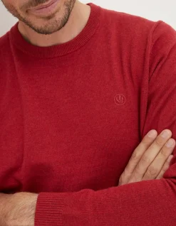 Men FatFace Knitwear|Braunton Crew Jumper