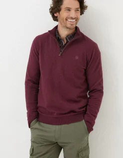 Men FatFace View All|Braunton Half Neck Jumper