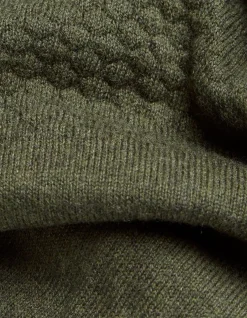 Men FatFace Knitwear|Braunton Textured Half Neck