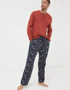 Men FatFace View All|Breakfast Print Pyjama Bottoms