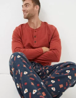 Men FatFace View All|Breakfast Print Pyjama Bottoms
