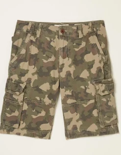 Men FatFace Shorts|Breakyard Camo Cargo Shorts