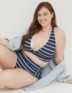Women FatFace Beachwear & Swimwear|Breton Bikini Top