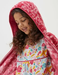 Girls FatFace View All|Bright Blooms Zip Through Fleece