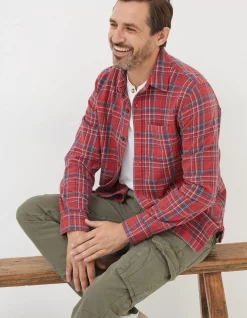 Men FatFace Shirts|Broadfield Check Shirt