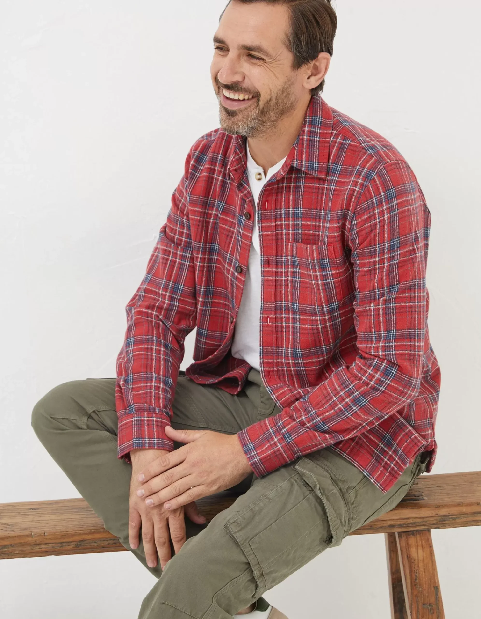 Men FatFace Shirts|Broadfield Check Shirt