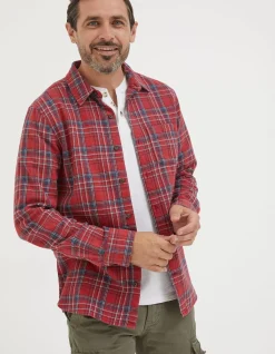 Men FatFace Shirts|Broadfield Check Shirt