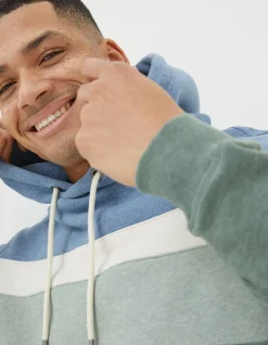 Men FatFace View All|Brooke Cut And Sew Hoodie