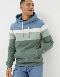 Men FatFace View All|Brooke Cut And Sew Hoodie
