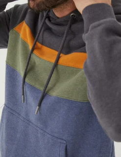 Men FatFace Sweatshirts & Hoodies|Brooke Cut And Sew Hoodie
