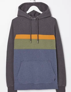 Men FatFace Sweatshirts & Hoodies|Brooke Cut And Sew Hoodie