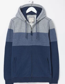 Men FatFace Sweatshirts & Hoodies|Brooke Cut And Sew Zip Through