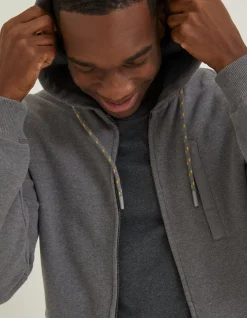 Men FatFace Sweatshirts & Hoodies|Brooke Zip Through Hoodie