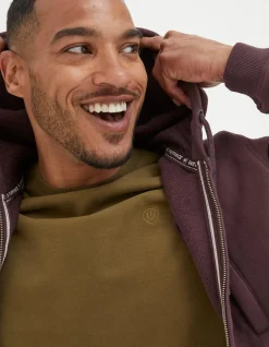 Men FatFace Sweatshirts & Hoodies|Brooke Zip Through Hoodie