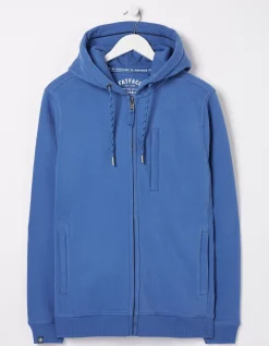 Men FatFace Sweatshirts & Hoodies|Brooke Zip Through Hoodie