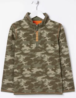 Boys FatFace View All|Bude Camo Sweatshirt