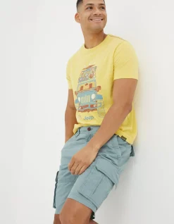 Men FatFace View All|Bude Lightweight Cargo Shorts