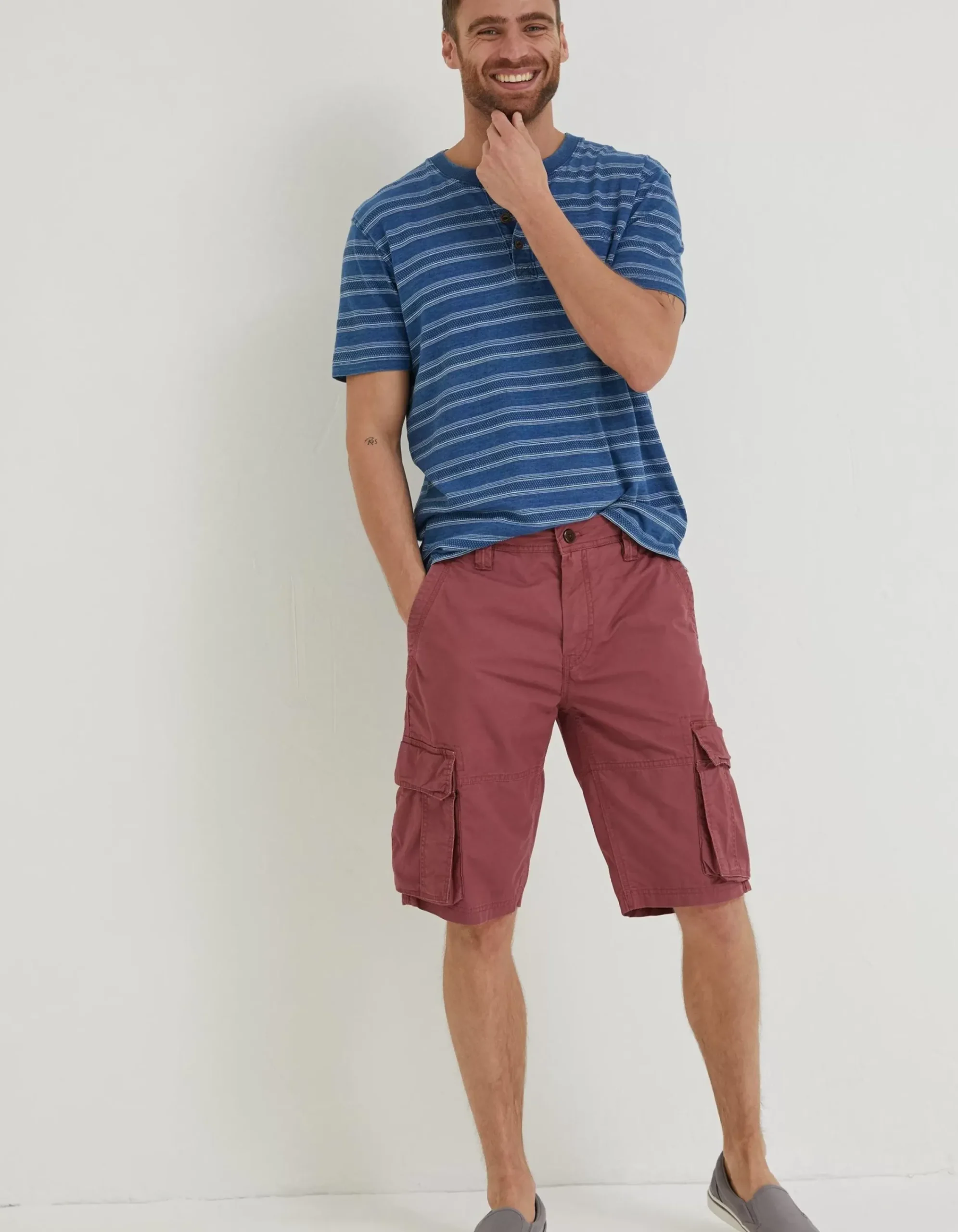 Men FatFace Shorts|Bude Lightweight Cargo Shorts