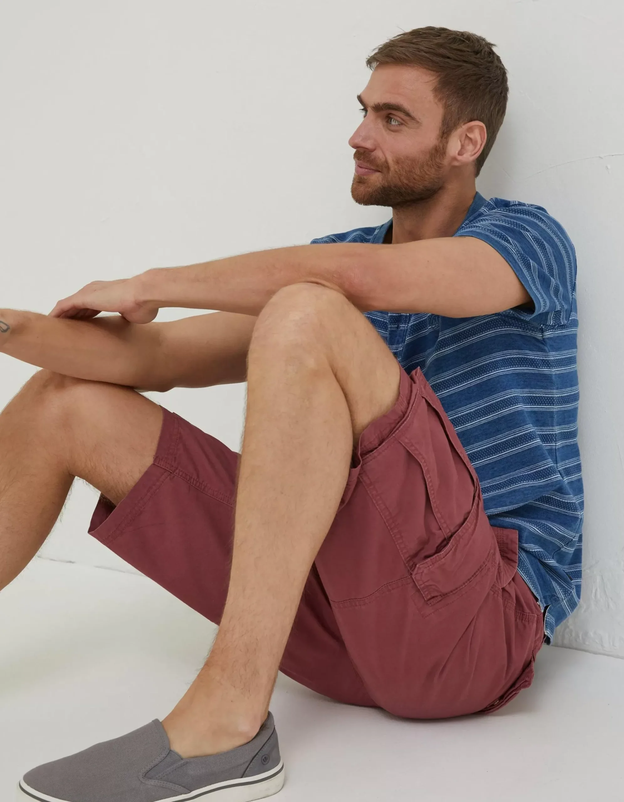 Men FatFace Shorts|Bude Lightweight Cargo Shorts