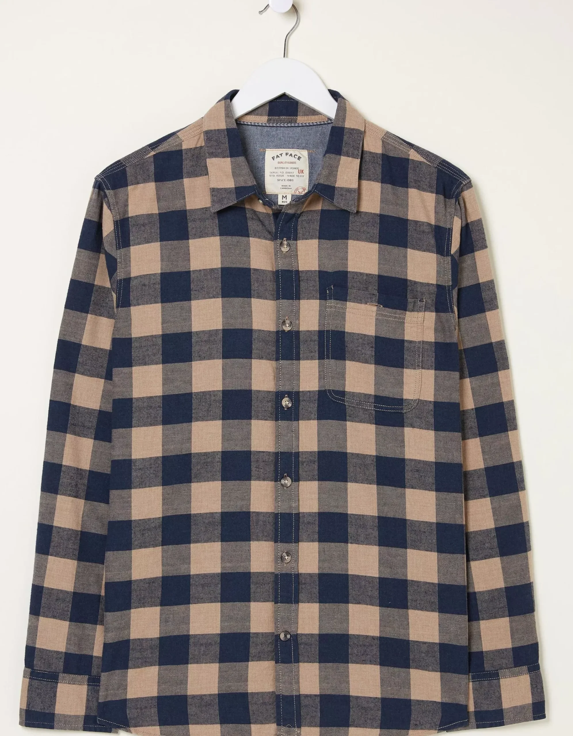 Men FatFace Shirts|Buffalo Check Shirt