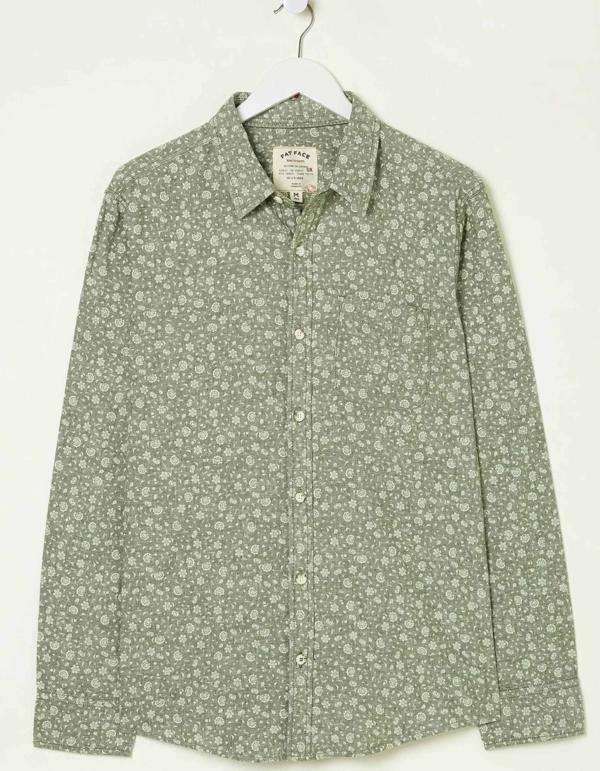 Men FatFace Shirts|Bugle Floral Print Shirt