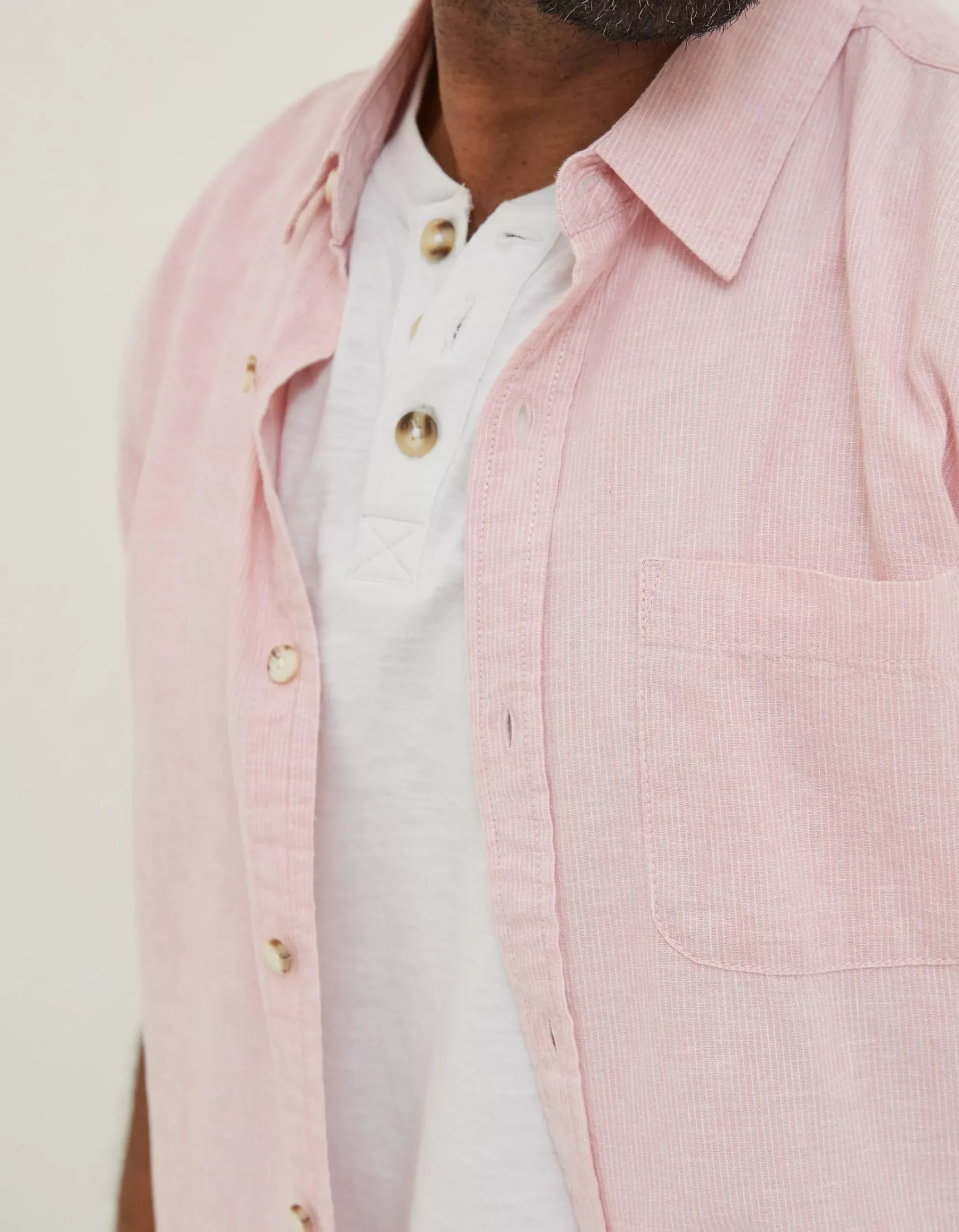 Men FatFace Shirts|Bugle Micro Stripe Shirt