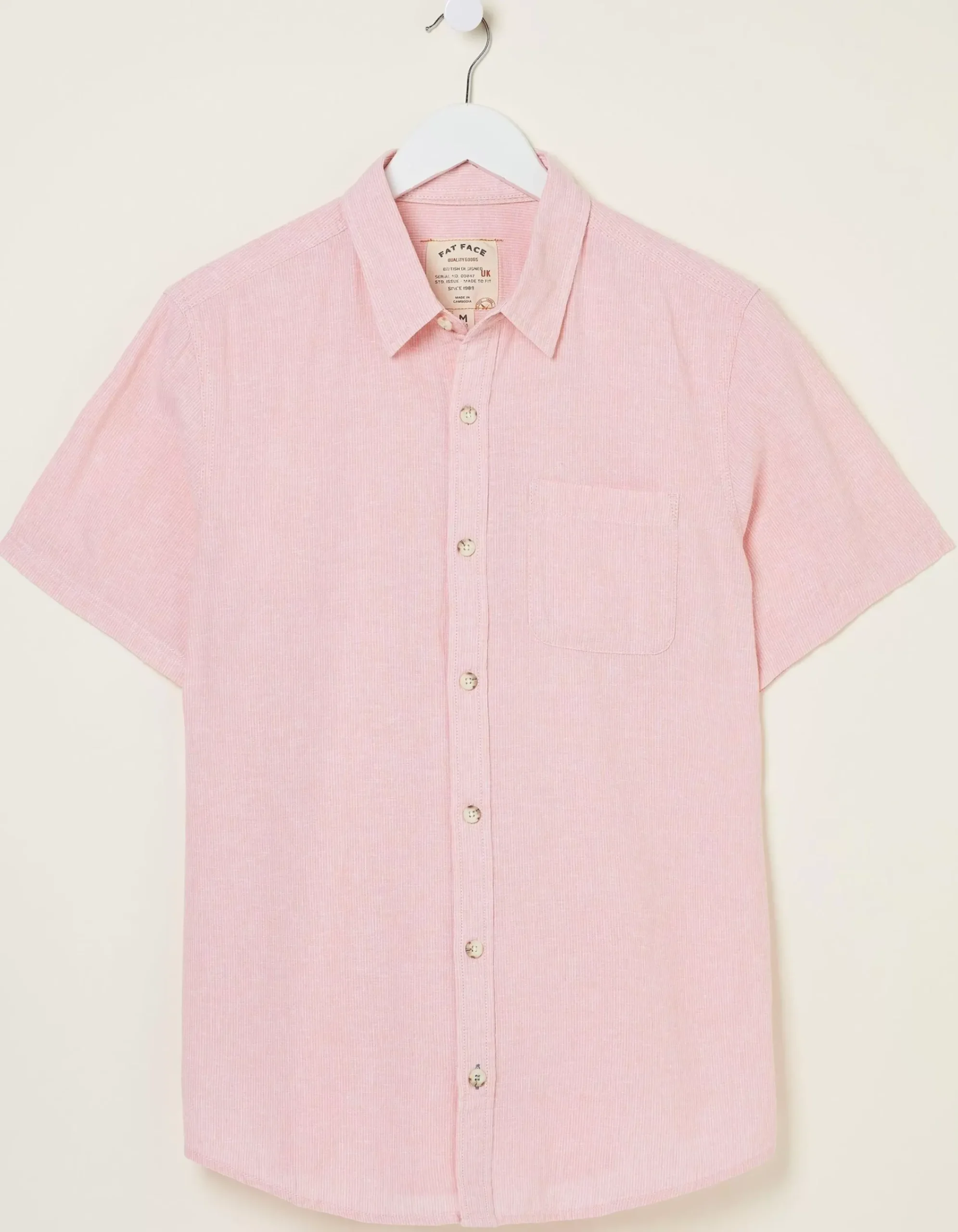 Men FatFace Shirts|Bugle Micro Stripe Shirt
