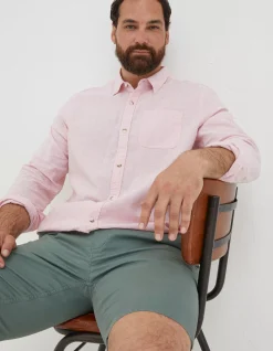 Men FatFace Shirts|Bugle Micro Stripe Shirt