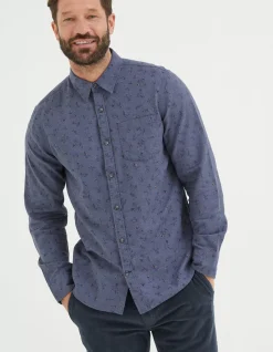 Men FatFace Shirts|Burgess Floral Print Shirt