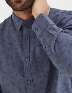 Men FatFace Shirts|Burgess Floral Print Shirt