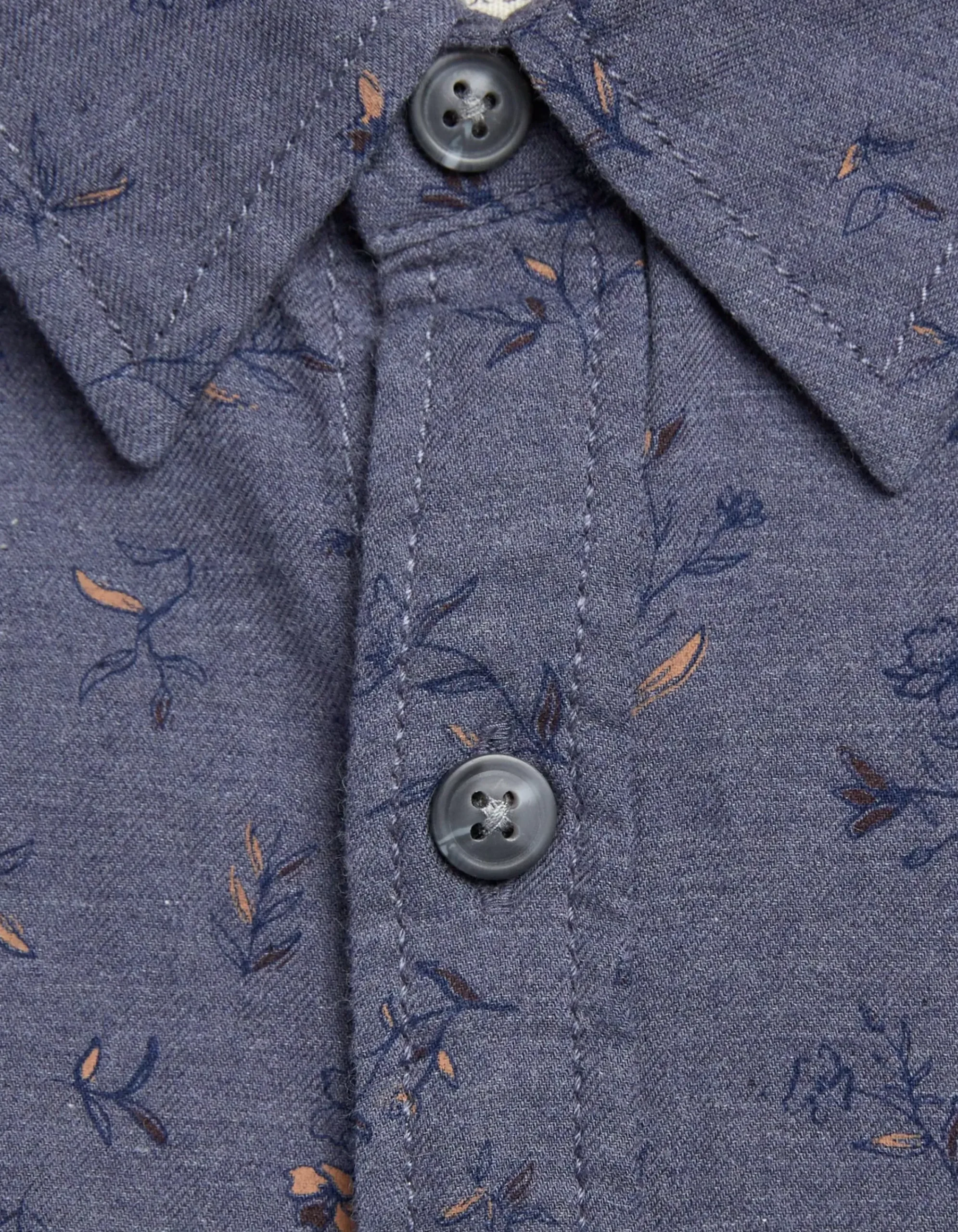 Men FatFace Shirts|Burgess Floral Print Shirt