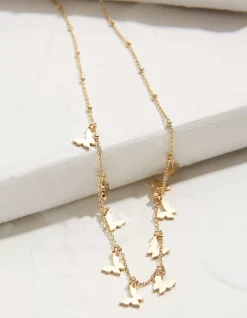 Women FatFace View All|Butterfly Necklace