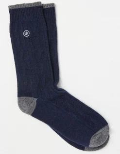 Men FatFace View All|Cable Merino Socks