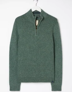 Men FatFace View All|Calder Half Neck Jumper