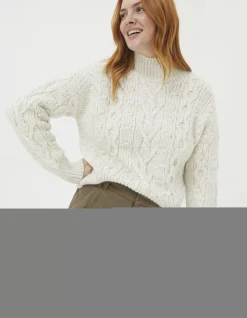 Women FatFace View All|Cali Cable Knit Jumper