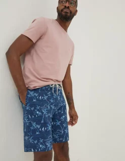 Men FatFace Swimwear|Camber Beach Print Swim Shorts