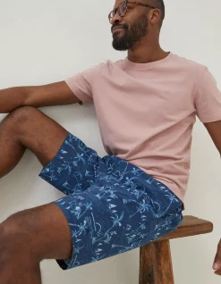 Men FatFace Swimwear|Camber Beach Print Swim Shorts