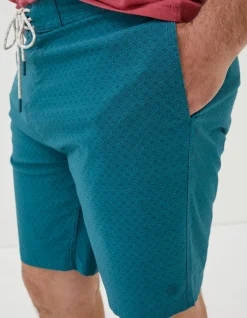Men FatFace Swimwear|Camber Geo Print Swim Shorts