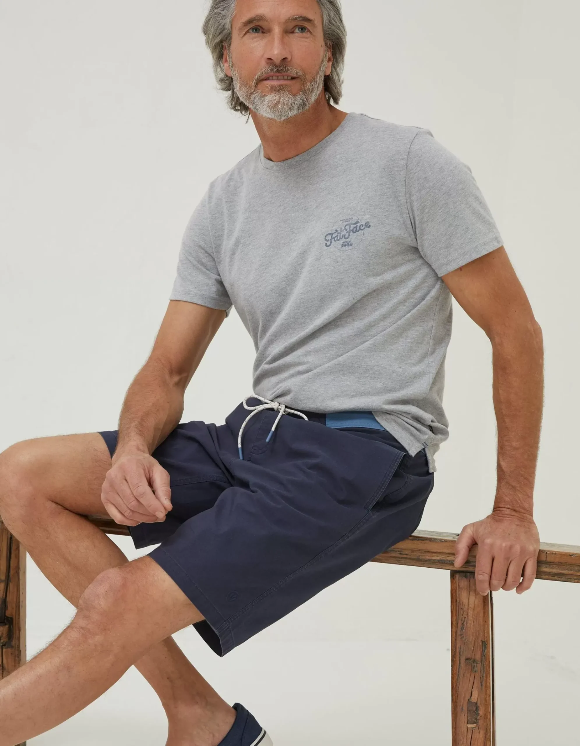 Men FatFace Swimwear|Camber Plain Swim Shorts